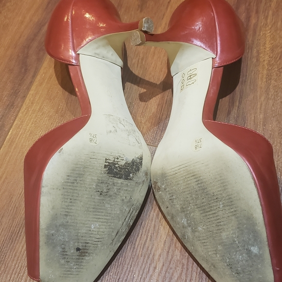 PRICE DROP! 💥  BCBGirl red peep toe shoes - Picture 8 of 8